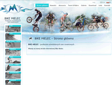 Tablet Screenshot of bikemielec.com